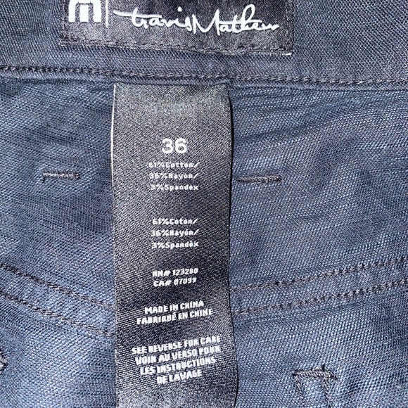 Travis Mathew Golf Pants Lot of 2 Black & Grey Lightweight Men’s Size 36 - Picture 9 of 10